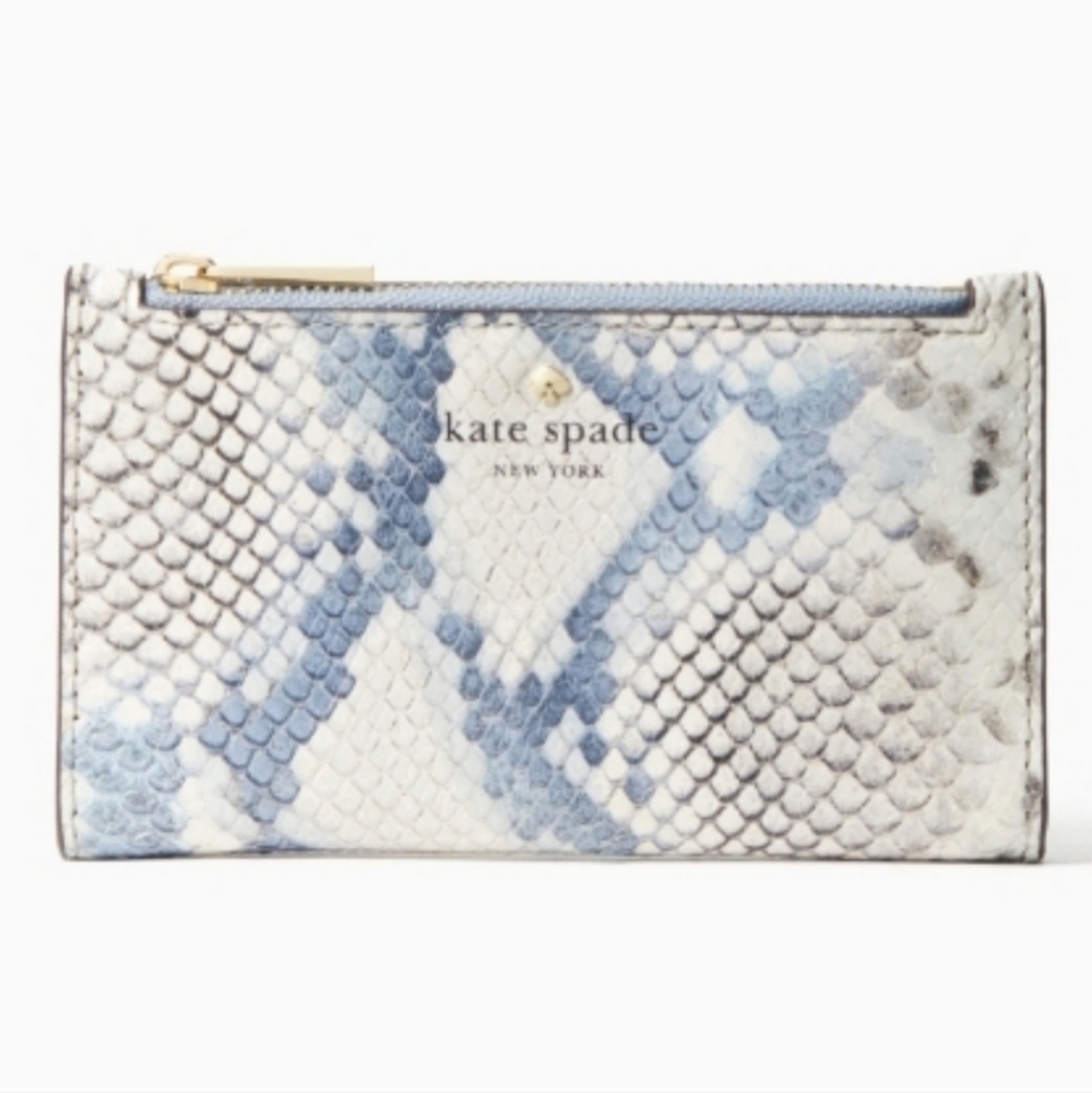 Kate Spade Hayes Street Snake-Embossed Wallet